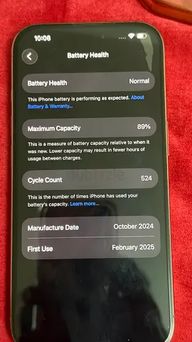 iPhone 16 Pro Desert Titanium with 89% Battery Health, Physical Sim & E Sim compatible