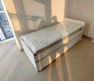 Ikea slakt bed with mattress 2