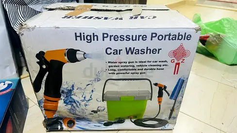 High Pressure Portable Car Washer (12V) - Used, Complete in Box