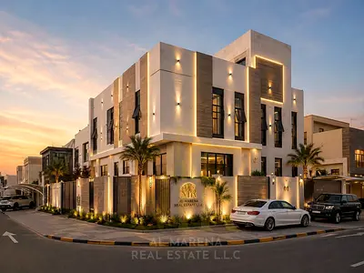 Two-story corner villa with a private pool and roof, spacious villa with a palace-style design and luxurious finishing. Freehold ownership available t