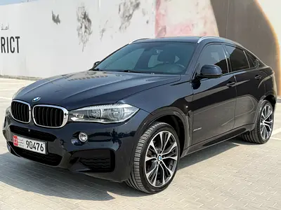 BMW X6 xDrive35i Exclusive M-package GCC very low KM full service in BMW agency free accident