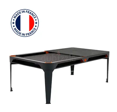 Outdoor pool table with dining top