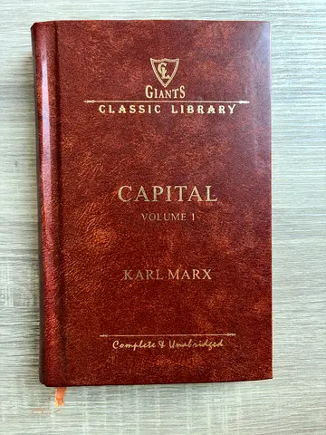 Capital: Volume 1 by Karl Marx — Giants Classic Library Hardcover Edition