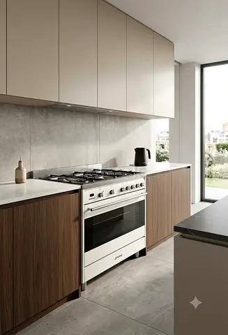 SMEG 90cm Freestanding Cooker – Gas Hob & Electric Oven | Premium Italian Design | Modern Kitchen
