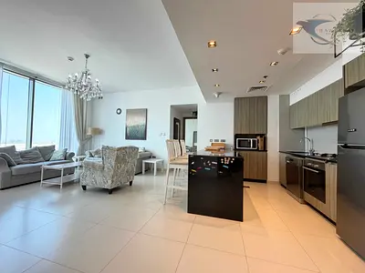 HOT DEAL|Fully Furnished 2BR|Sea View|Balcony|Pool & Gym|125K