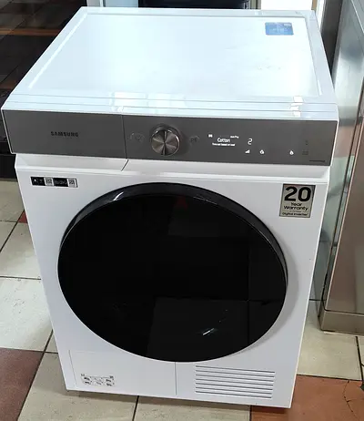 Samsung Front Load Washer Dryer (Condenser) - White, Good Condition