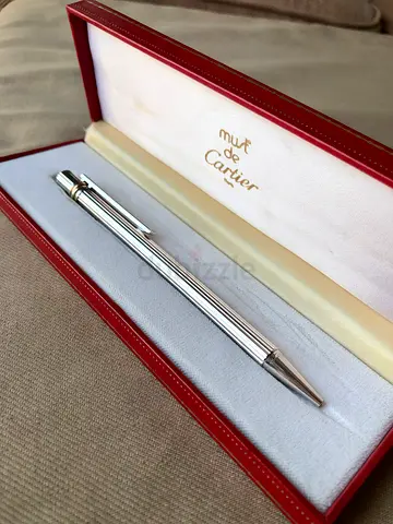 Must de Cartier Silver Pen in Original Case