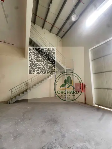 Warehouse for Rent in Al Jurf 1 | 4,160 Sq. Ft. | Mezzanine | 25 KW Power | Prime Location