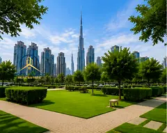 1BR Apartment | South Ridge 5 | Burj & Park View | Unfurnished