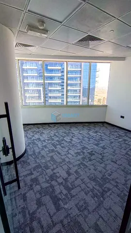 Modern Fully Furnished Office with City View | Damac Executive Heights, Barsha Heights (Tecom)