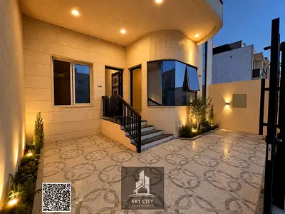 Modern Villa in the heart of Al Heliou Ajman Al Zubair Street is a land and the first nearby Al Hamidiya Park including registration fees