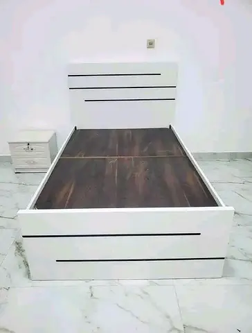 Stylish single bed with mattress brand new furniture selling