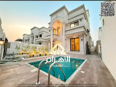 بحديقة خضراء ومسبح| تملك فيلا فاخرة بالياسمين عجمان | 6 غرف ماستر G+2 |لقطة بسعر شامل الكهرباء والمياة ورسوم التسجيل
