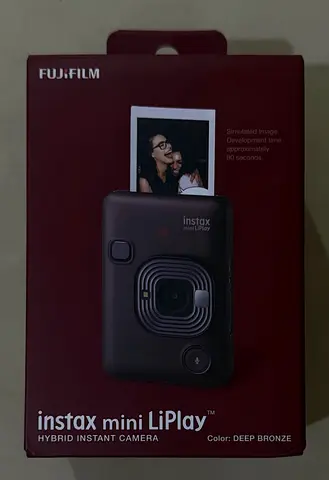 Fujifilm Instax mini LiPlay Hybrid Instant Camera - Deep Bronze (Boxed)