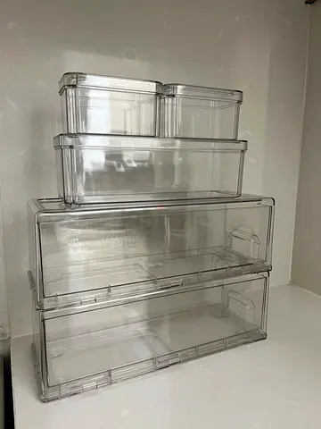 Clear Pantry & Fridge Organizer Storage Set – 5 Pieces