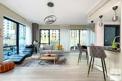 Spacious Modern 1BR | Direct Tram Access | Shemara Tower | Marina Promenade | Balcony