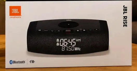 JBL Rise Bluetooth clock radio speaker