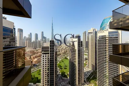Fully Furnished 1BR | Burj Khalifa View | Elite Downtown Residence 1