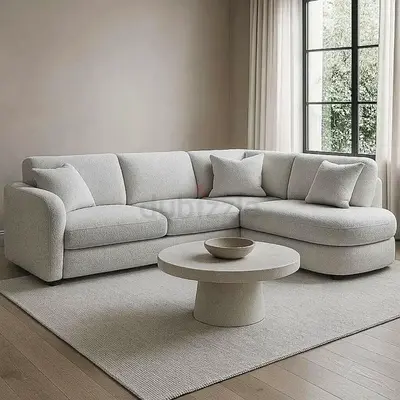 Brand new L shape round sofa is available at the best deals