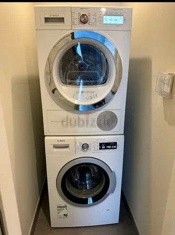 Free delivery Bosch series 8 washer and 9 kg dryer set — excellent working condition