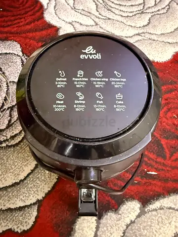 Evoli Electric Air Fryer - 1.7L, Black (Good Working Condition)