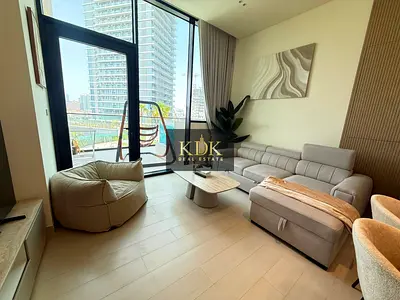 Furnished 1BR | High Floor | Pool View