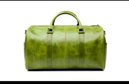 Leather Duffel Bag - Office Latop Bag Luggage Bag