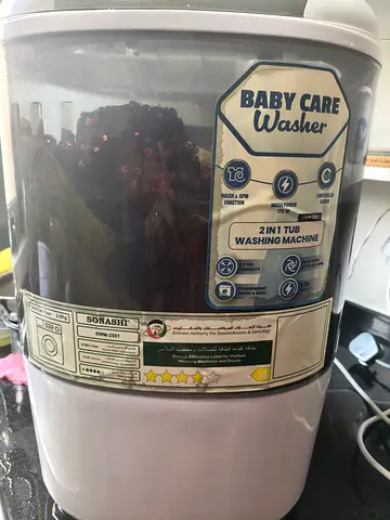 Sonashi 2-in-1 Baby Care Mini Tub Washing Machine - Used, Working