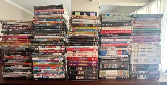 Large mixed DVD collection 67 tv box sets and 54 movies Many box sets sealed brand new
