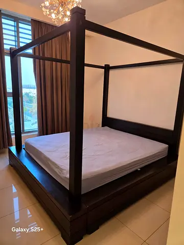 Bedset with storage and mattress