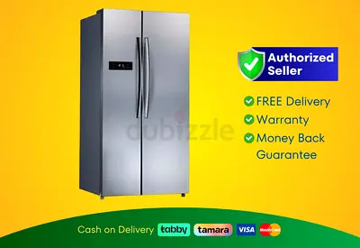 Midea 690L Side by Side Refrigerator ● Brand New | Warranty | FREE Delivery | SHJ7516