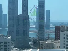 Spacious Two BHK in Al Majaz 2 with open view built in wardrobes free parking near Corniche family b
