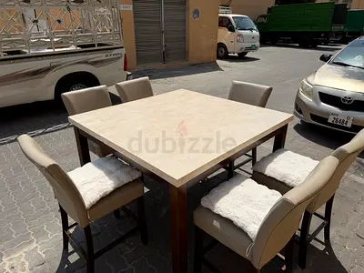 Home center dining table 6 chairs for sale