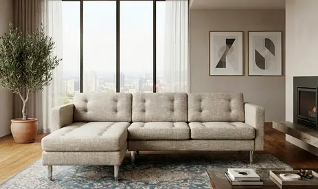 IKEA 3-Seater Sofa – Modern Design
Stylish L-shape design with comfortable cushions and a spacious