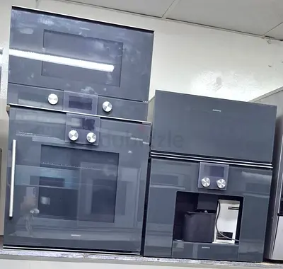 Gaggenau series 4 built-in oven microwave with cofe mashine with warm drawer neat and clean