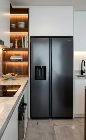 Samsung Latest Model Side-by-Side Refrigerator Freezer – Premium Design | Spacious Storage | Modern