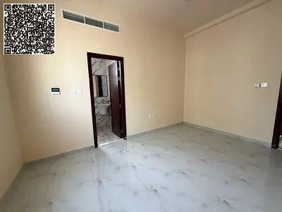 شقة جميلة للإيجار في منطقة العامرة، عجمان، تضم غرفتي نوم رئيسيتين (ماستر).