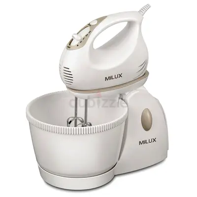 MSM-9901 7-in-1 Stand Mixer 200W | Electric Stand Mixer & Hand Mixer with 2.5L Rotating Mixing Bowl