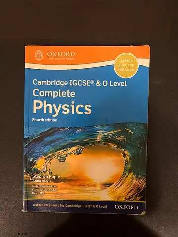 Cambridge IGCSE & O Level Complete Physics (Fourth Edition) - Oxford
