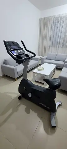 Life Fitness C3 Upright Lifecycle bike with Track+ console.
