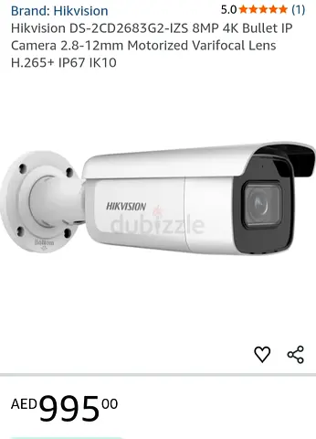8MP Hikvision IP Camera