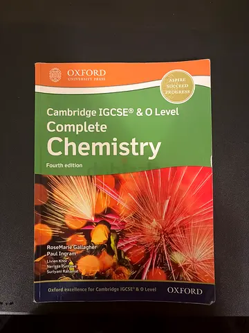 Cambridge IGCSE & O Level Complete Chemistry (Fourth Edition) - Oxford