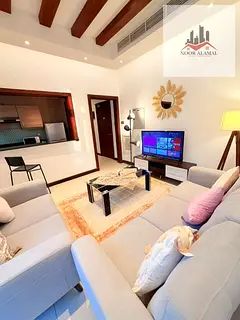 Sharjah, Al Rifa’a (Al Heera Beach): New compound unit featuring a bedroom, living room, kitchen, 