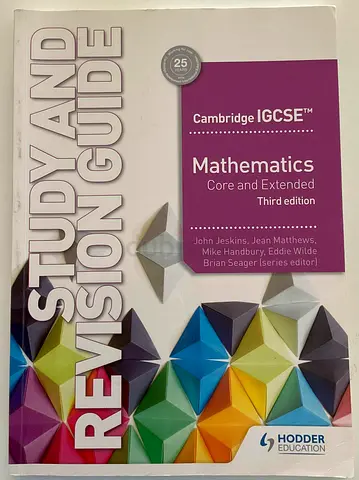 Cambridge IGCSE Maths Study and Revision Guide
