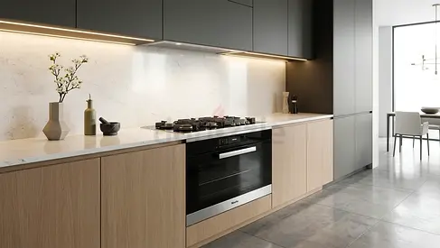 Miele 90cm Built-In Gas Cooktop & Electric Oven – 5 Burners | Premium German Quality | Luxury Design