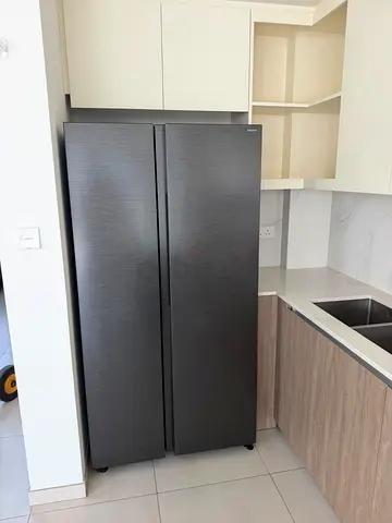Samsung Side-by-Side Refrigerator - Dark Steel Finish