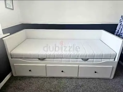 IKEA Hemnes Daybed with 2 Mattresses - Great Condition