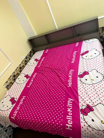 King Size bed  with headboard and mattress