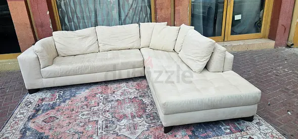 Natuzzi premium quality L shape sofa