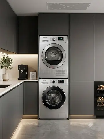 Samsung EcoBubble 8kg Washer & Dryer Set – Silver | Good Condition | Free Delivery